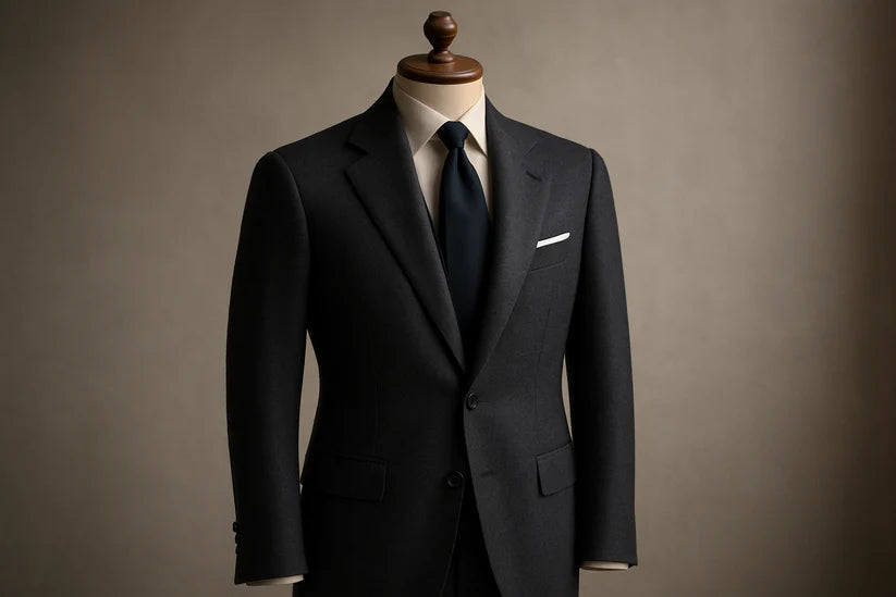 E13 Tailored Suit - Giorgio di Milano - Superlite - Luxurious Merino Wool and Cashmere - Super 200s